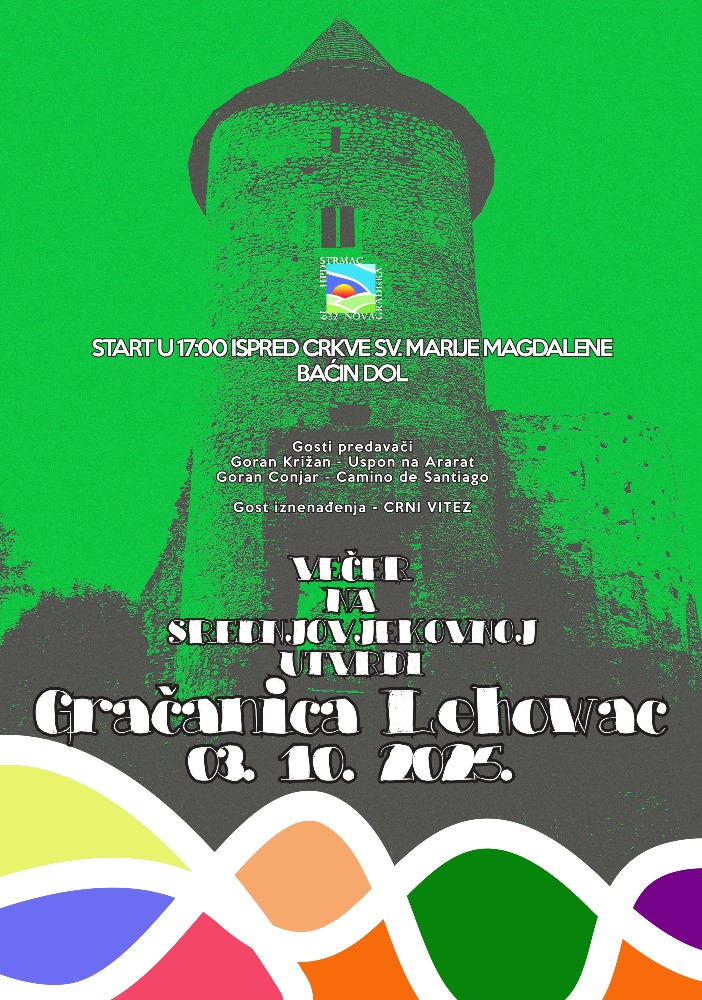 Večer na srednjovjekovnoj utvrdi Gračanica Lehowac