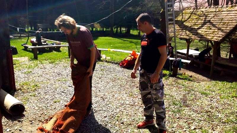 Radna akcija na umjetnoj stijeni