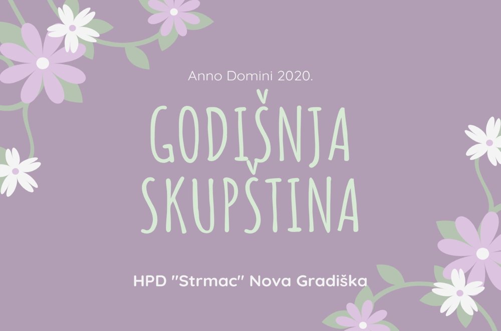 
 Godišnja skupština 2020.
