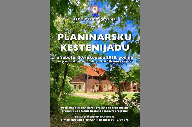 
 Kestenijada u Petrinji - najava
