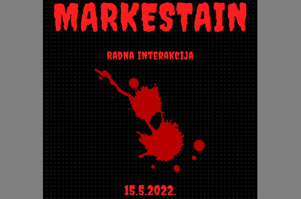 
 Markestain - najava
