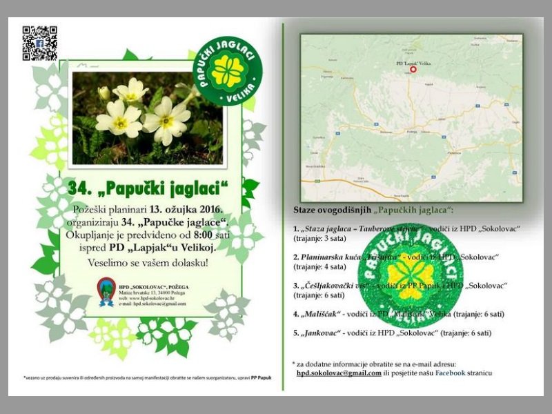 Papučki jaglaci - najava